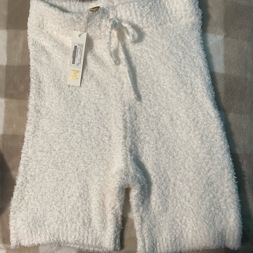 Sleepwear fluffy biker shorts brand NEW